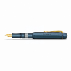 Kaweco Navy + Gold Piston Sport AL Solo Fountain Pen