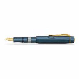 Kaweco Navy + Gold Piston Sport AL Solo Fountain Pen