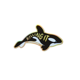Killing It Orca Sticker