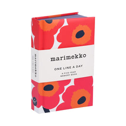 Marimekko Red One Line a Day Memory Book