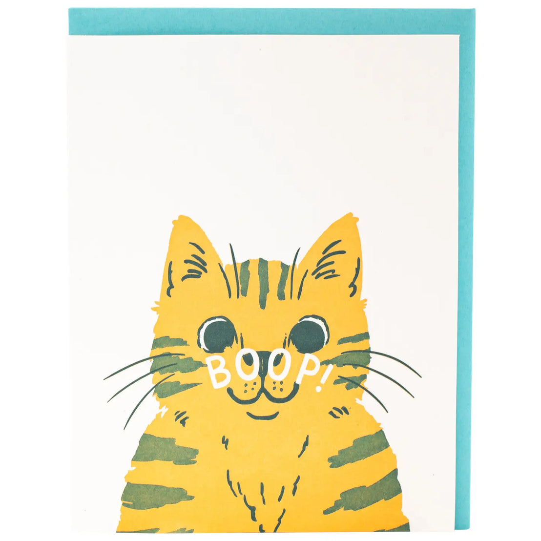Nose Boop Cat, Smudge Ink