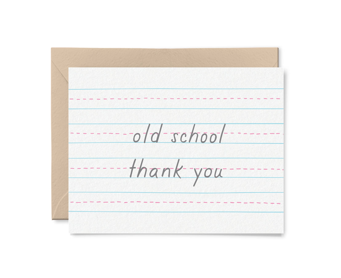 Old School Thank You, Tiny Hooray