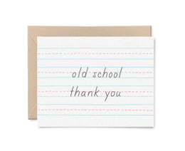Old School Thank You, Tiny Hooray