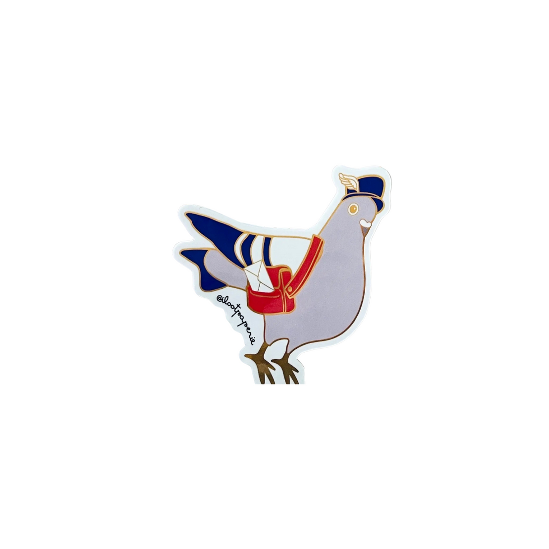 Foil Pigeon Sticker