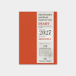 2027 Passport Monthly Refill, Traveler's Company