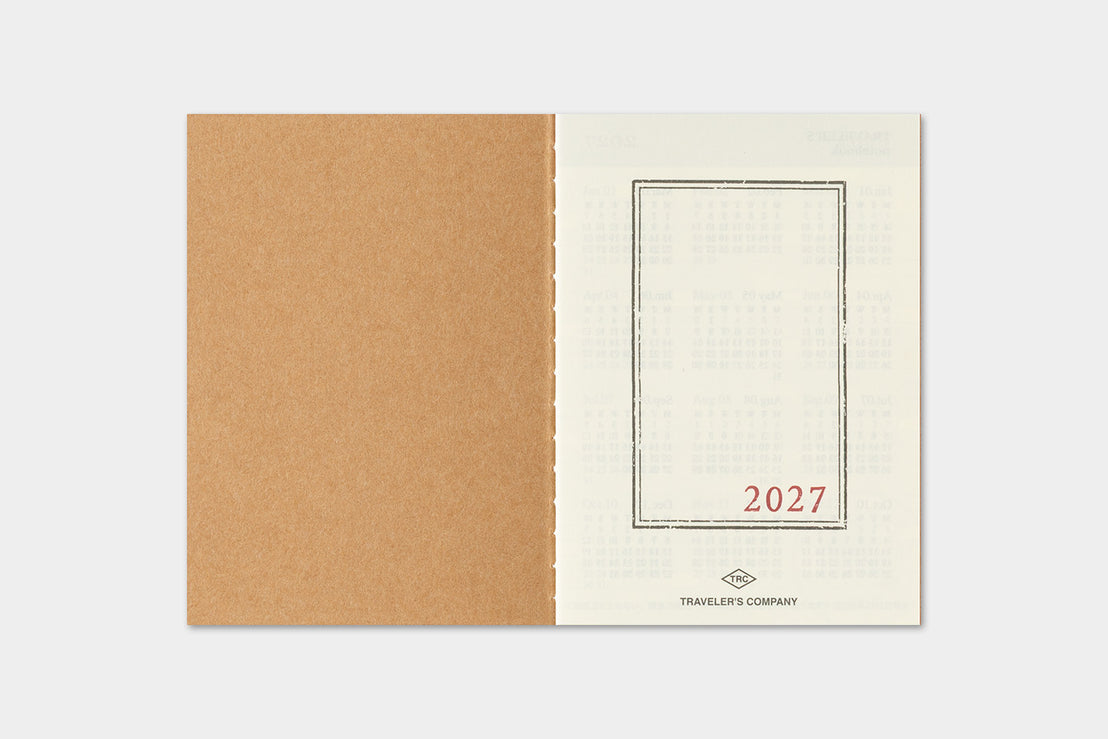 2027 Passport Monthly Refill, Traveler's Company