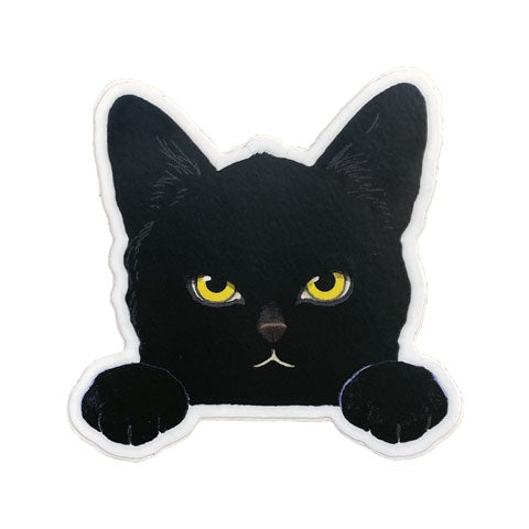 Peek-a-Boo Cat Sticker