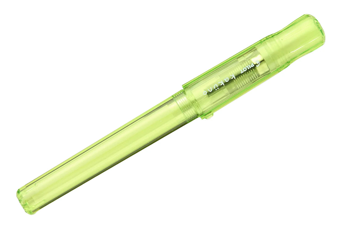 Pilot Kakuno Clear Green Fountain Pen