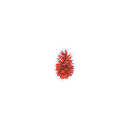 Mini Pinecone Sticker