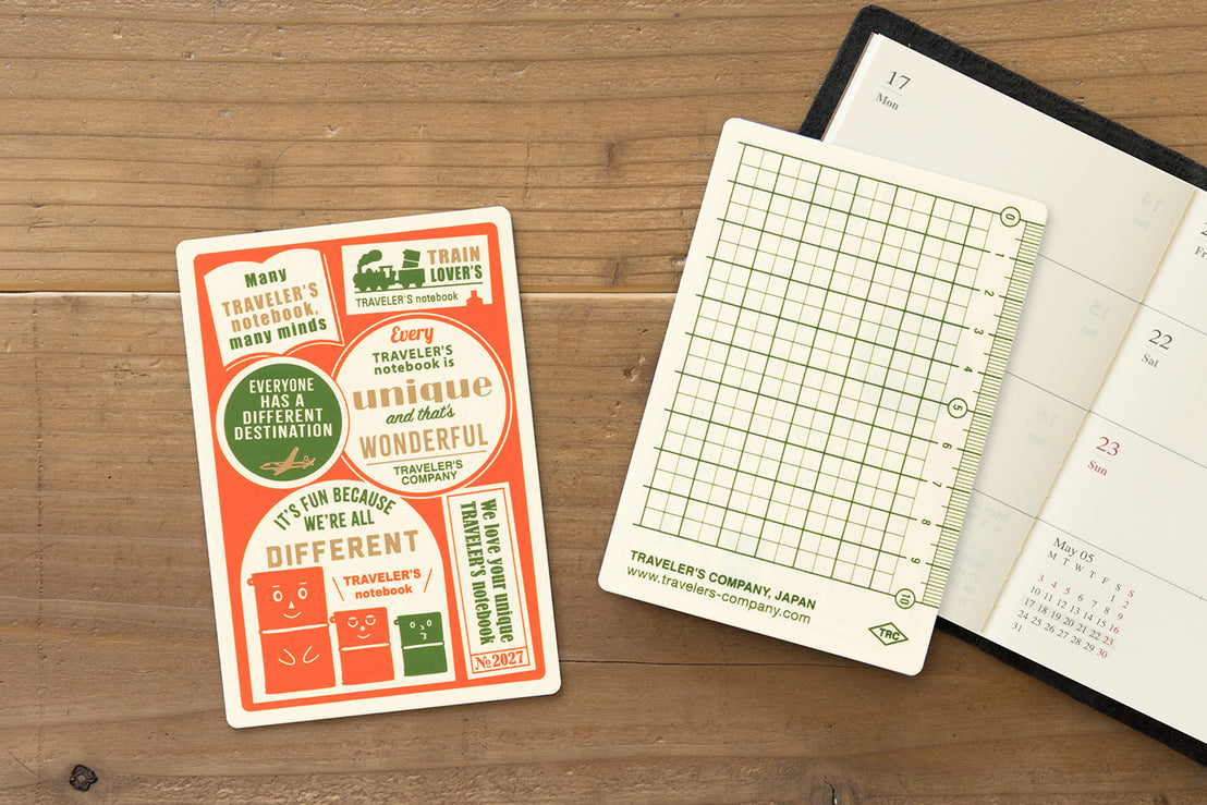 2027 Passport Plastic Sheet, Traveler's Company