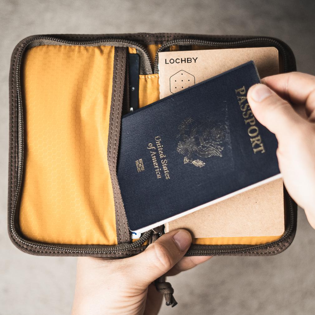 LOCHBY Brown Canvas Pocket Journal