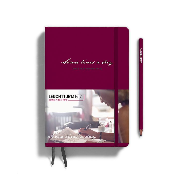 Leuchtturm1917 Some Lines A Day: 5 Year Memory Book