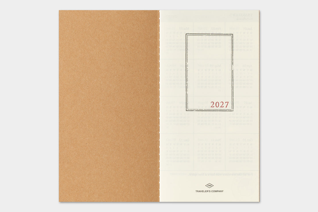 2027 Regular Monthly Refill, Traveler's Company
