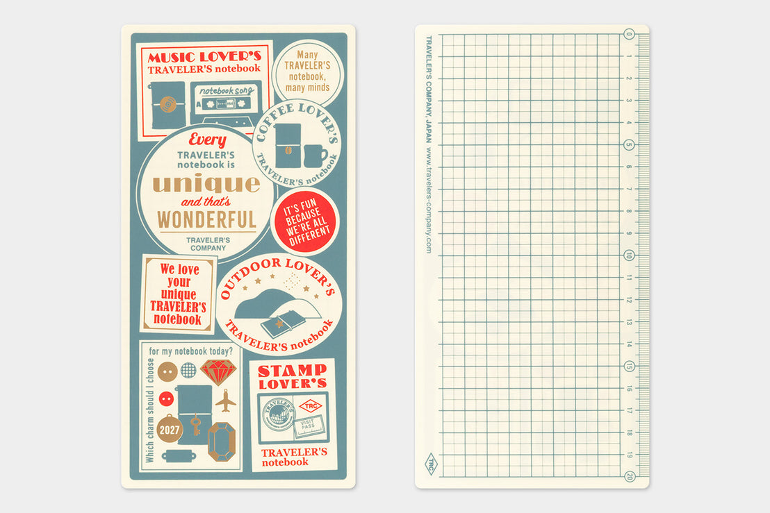 2027 Regular Plastic Sheet, Traveler's Company