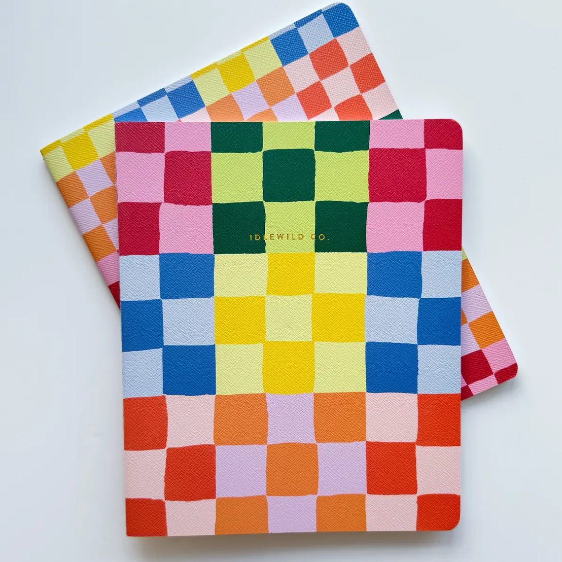 Rainbow Check Notebook Duo, Idlewild Co.