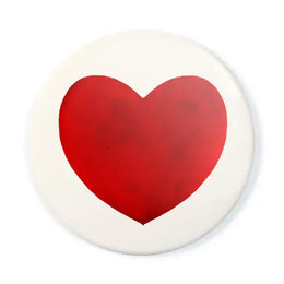 Red Heart Pocket Mirror