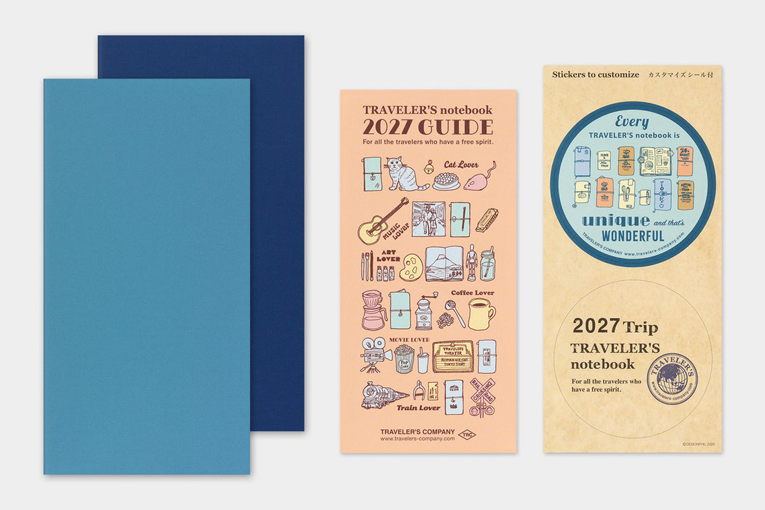 2027 Regular Weekly + Memo Refill, Traveler's Company