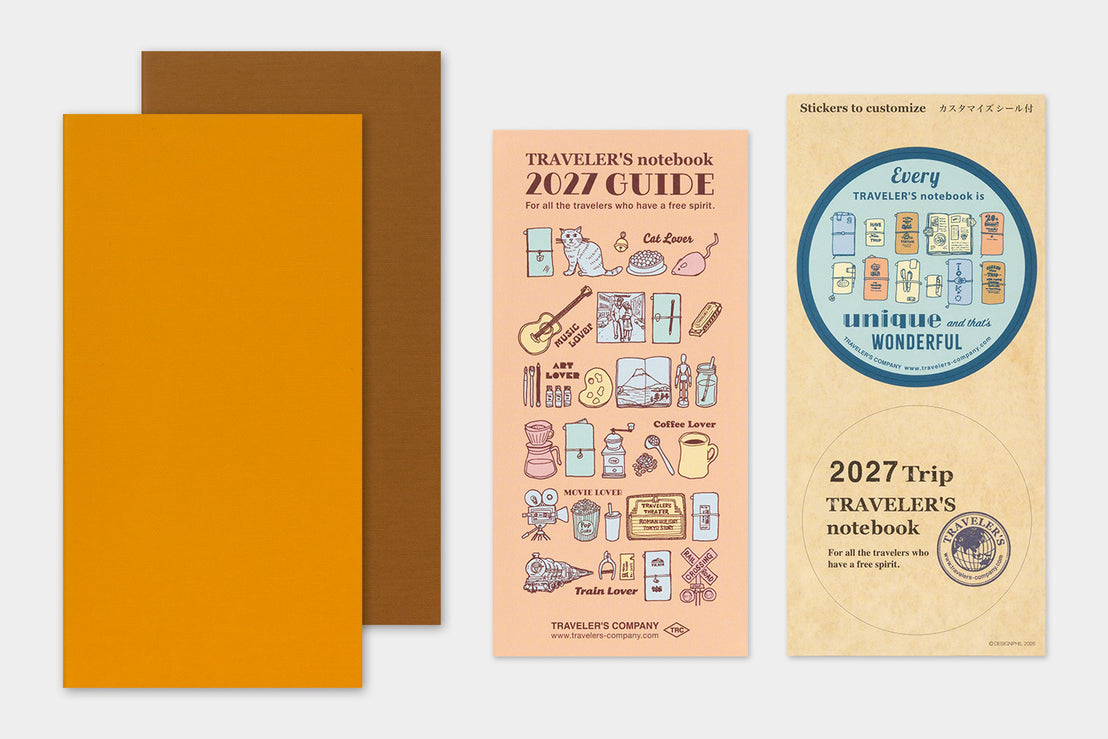 2027 Regular Weekly Vertical Refill, Traveler's Company