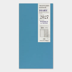 2027 Regular Weekly + Memo Refill, Traveler's Company