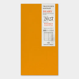 2027 Regular Weekly Vertical Refill, Traveler's Company