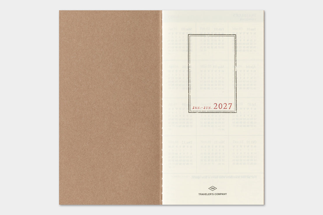 2027 Regular Weekly Vertical Refill, Traveler's Company