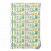 Retro Flower Gift Wrap