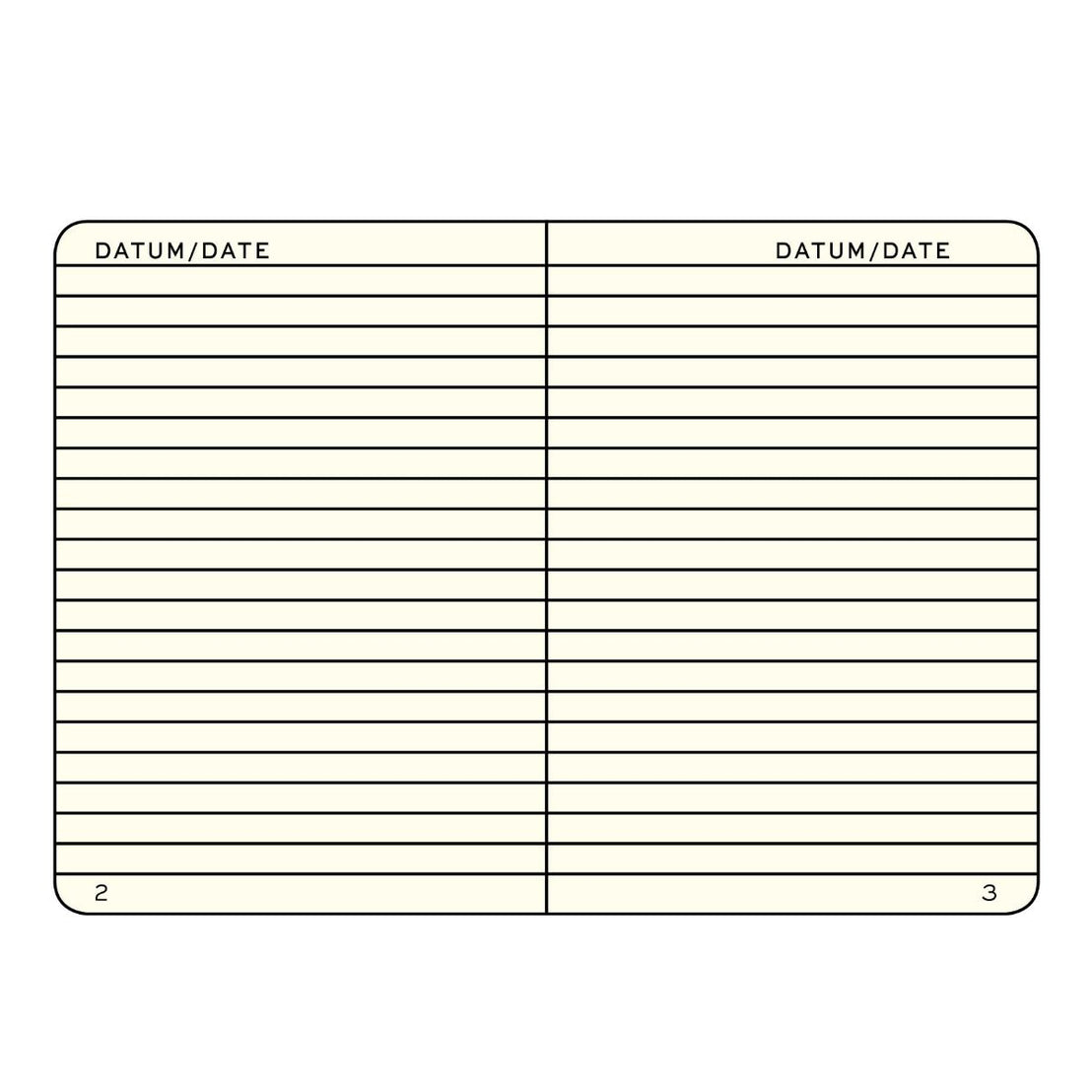 Leuchtturm1917 Black A6 Ruled Notebook