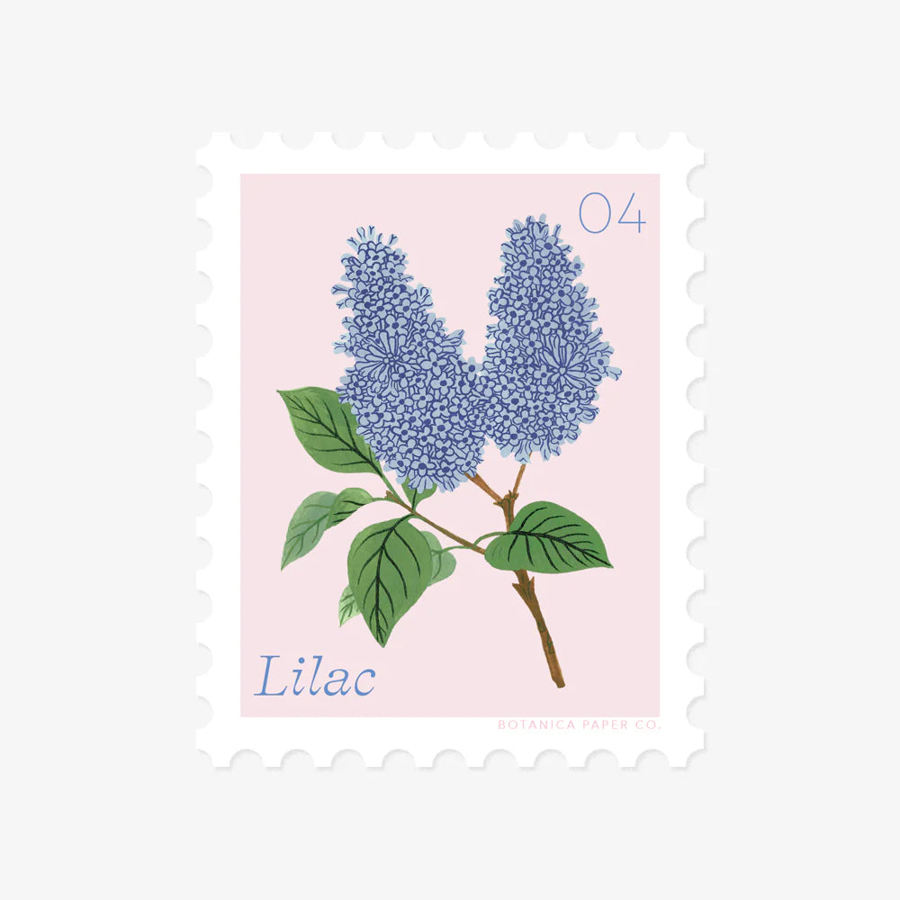 Lilac, April Flower Sticker