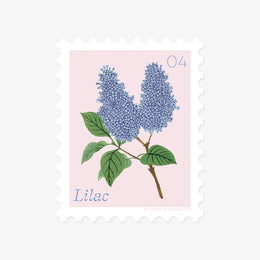 Lilac, April Flower Sticker