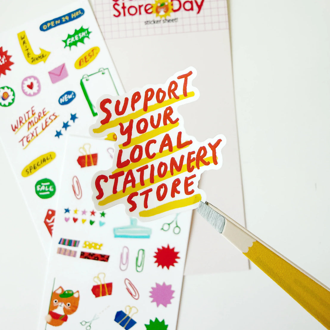 SSD 2026 Shop Signs Sticker Sheet