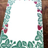 Strawberry Print Notepad