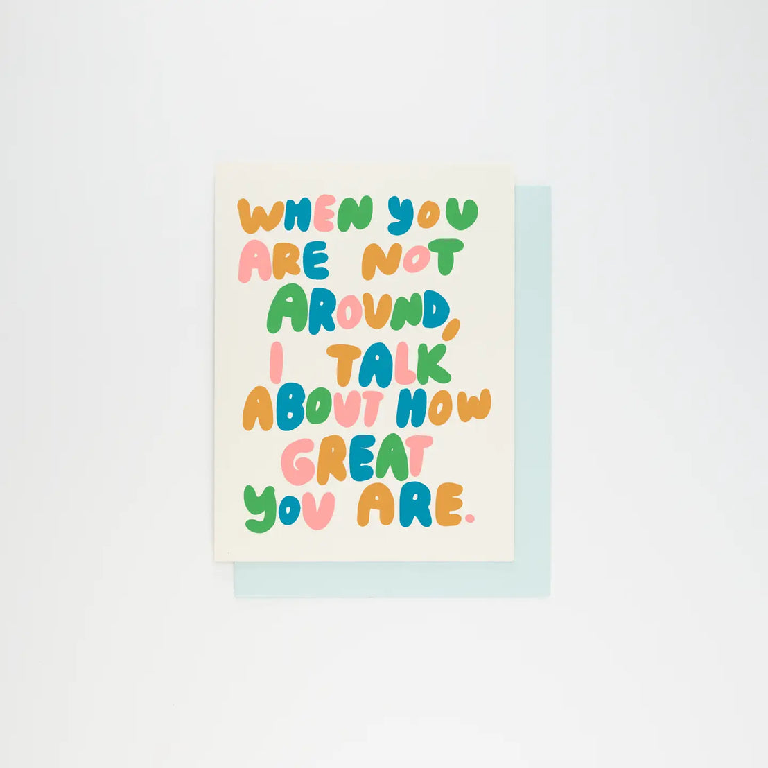 I Talk About You, People I've Loved