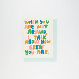 I Talk About You, People I've Loved