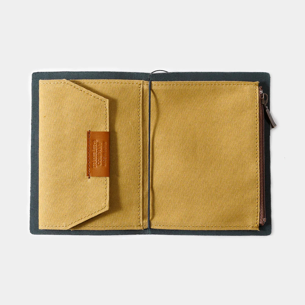TRAVELER’S FACTORY Beige Passport Canvas Zipper Case