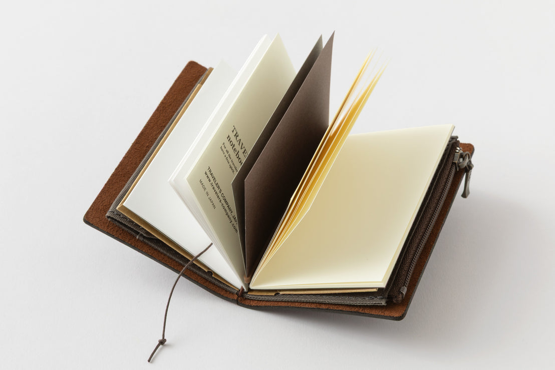 Traveler's Company 20th Anniversary Card Size Set | Brown