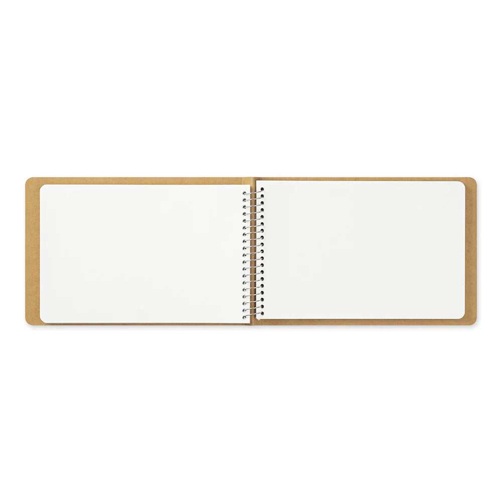 B6 Blank MD Paper White Spiral, Traveler's Company