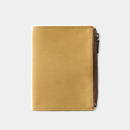 TRAVELER’S FACTORY Beige Passport Canvas Zipper Case