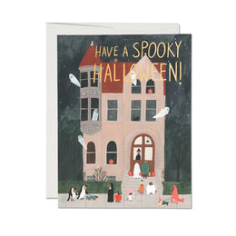 Trick or Treat House, Red Cap Cards