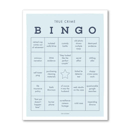 True Crime Bingo Game