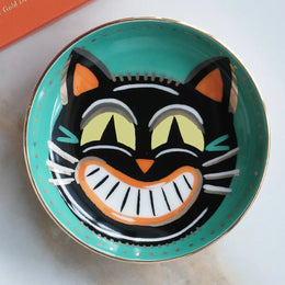 Vintage Cat Trinket Dish