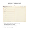 2027 Weekly A5 Planner Minute Manager | Navy