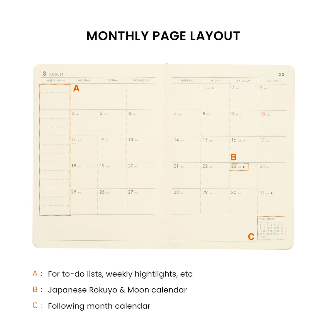 2027 Poche Weekly Planner | Lavender