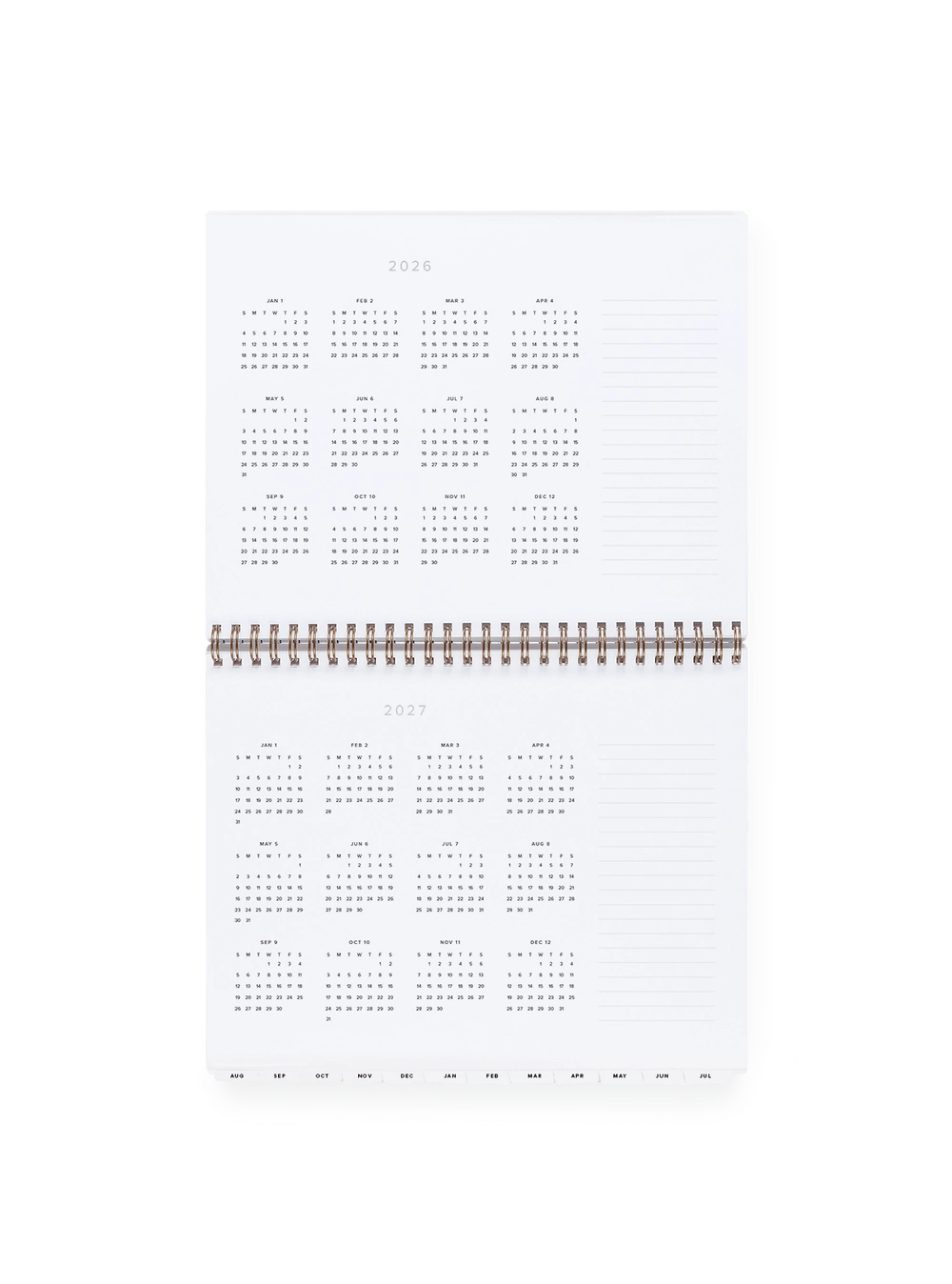 Appointed 2026/27 Weekly Task Planner
