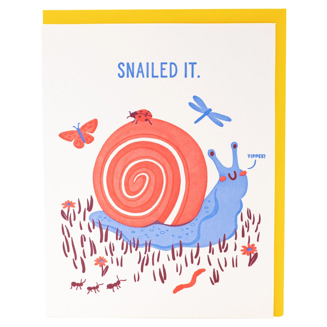 Yippee Snail Congratulations, Smudge Ink