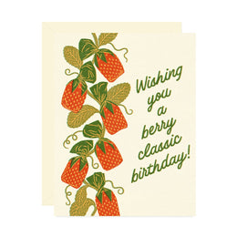 Classic Strawberry Candy Birthday, Wallflower Paper