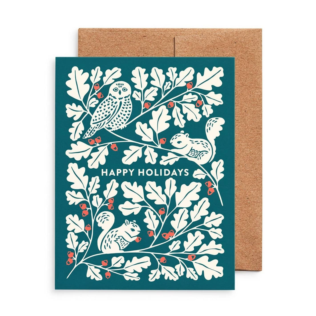 Owl & Squirrels Oak, Nuthatch Studio