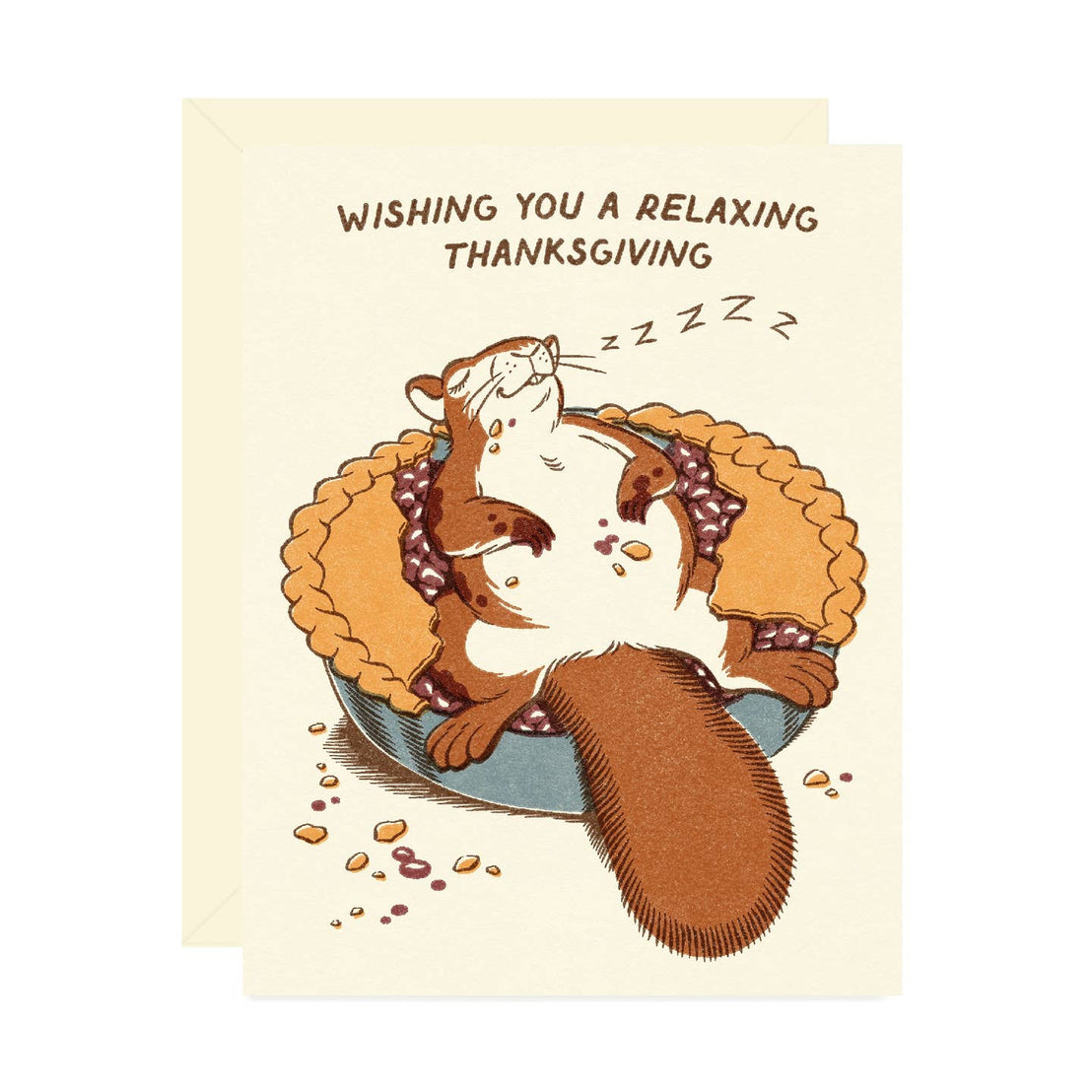 Squirrel in Pie, Wallflower Paper