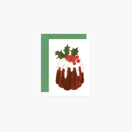 Christmas Cake Enclosure Card