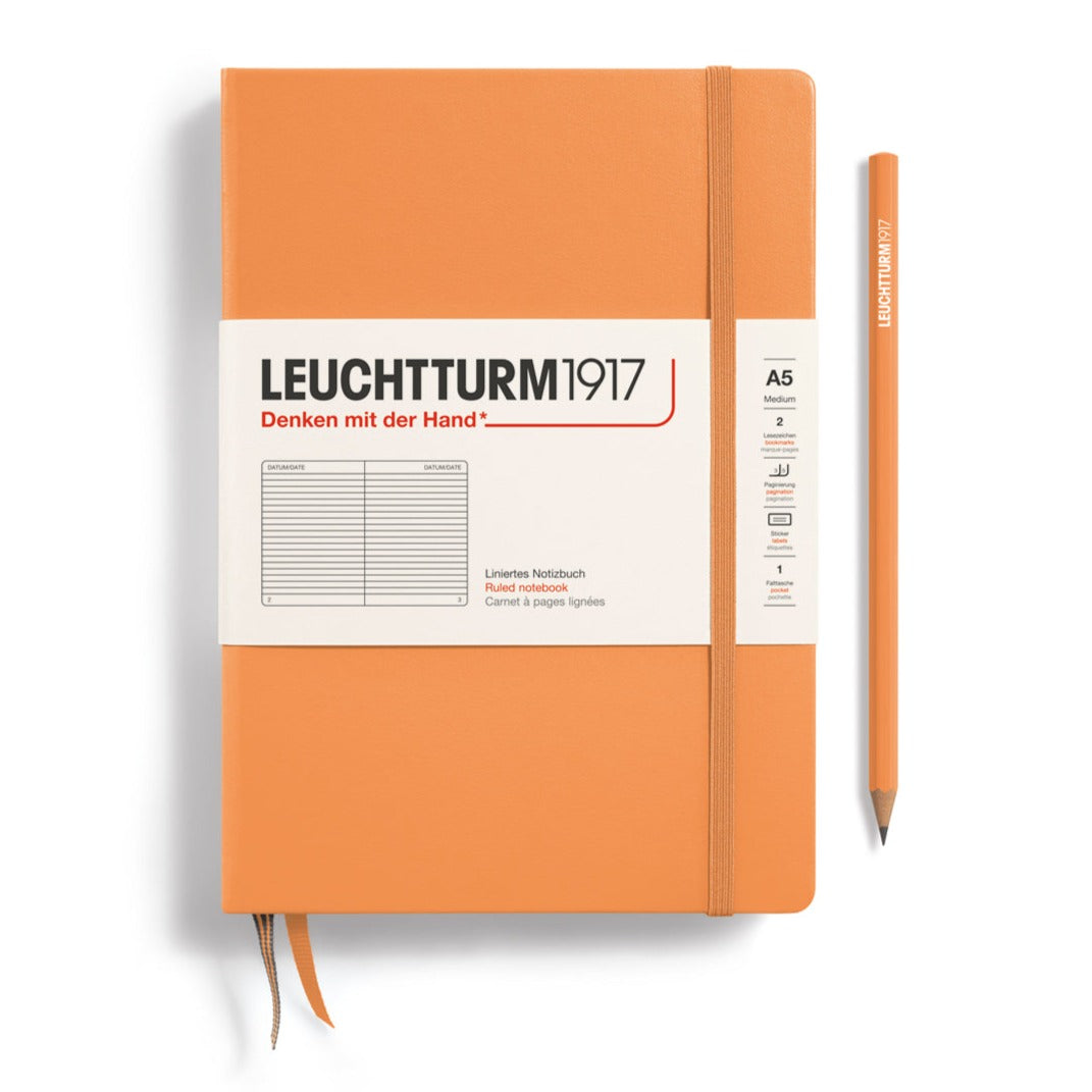 Leuchtturm1917 A5 Ruled Hardcover Notebook