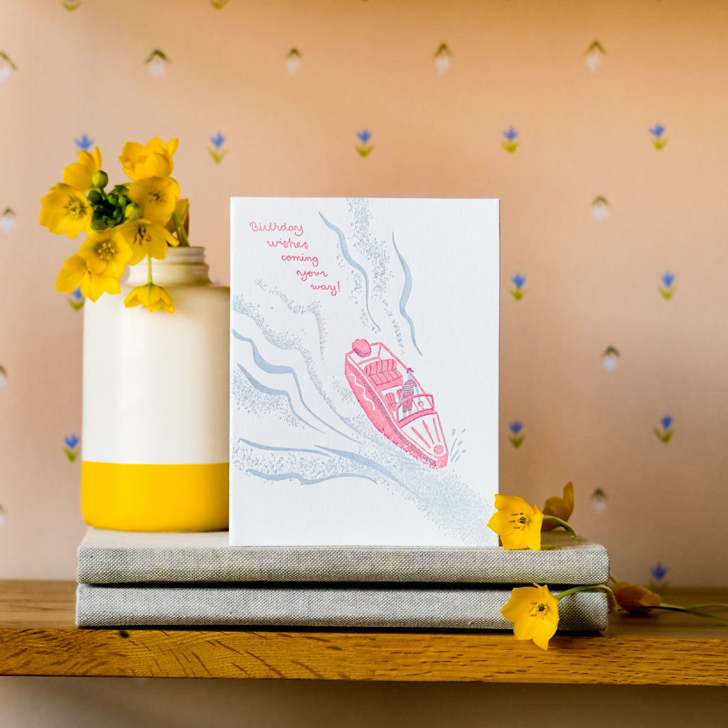 Birthday Boat, Homework Letterpress